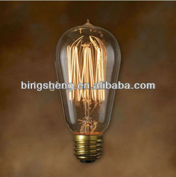 ST58/ST64 Edison Bulb archaize Bulb Carbon Filament Bulbs