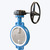 Manufacturer PN 16 4 Inch Worm Gear Operator Wafer Butterfly Valve