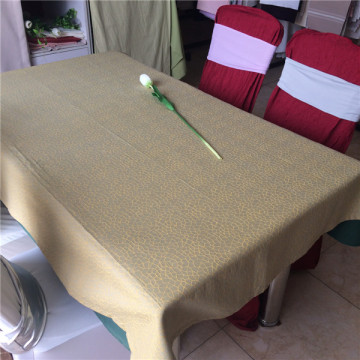 Custom Made Cotton Damask Jacquard Table Cloth