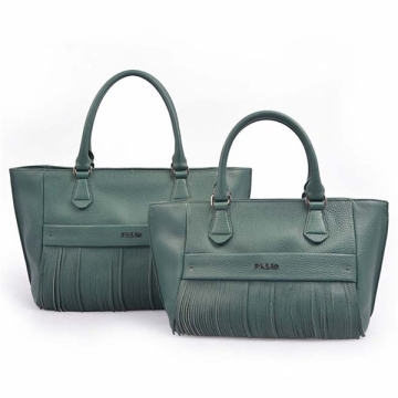 Borsa in nappa TOTE Heritage Made In Italy in pelle