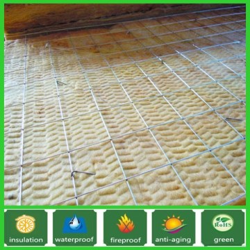 insulation Rock Wool Blanket with Wire Mesh