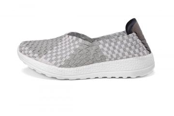 High Breathability Stretch Woven Upper Women Slip-ons
