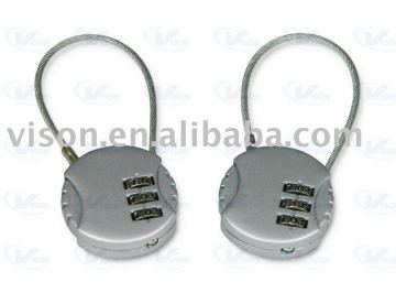Travel Cable Lock Cable Combination Lock