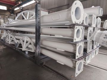 Galvanized Steel Solar Street Light Pole