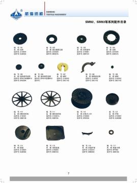 Spare parts for SOMET weaving looms
