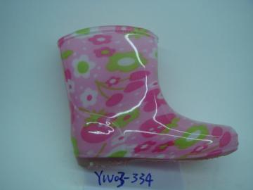 kids pvc rain boots