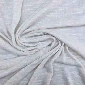 Polyester Linen Hankcloth Dyed Knitting Jersey Cloth Fabric