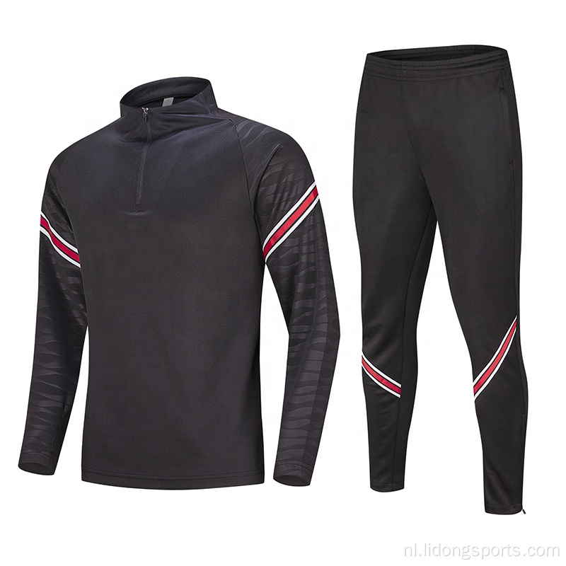 Man voetbal tracksuit hight kwaliteit voetbaltrainingspak