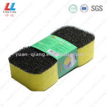 Black scouring car sponge cleaning