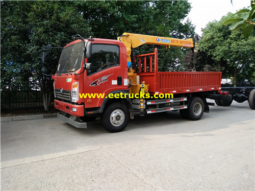 DFAC 4X2 4ton crane manyan motoci