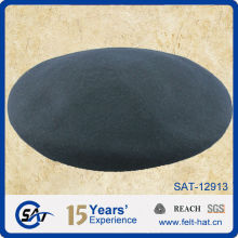 2015 100% quality pure wool felt beret hat