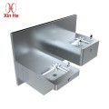 stainless steel drinking fountain for disabled