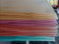 色のグラデーション ウール スカーフ