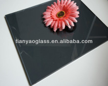 12mm dark grey float glass