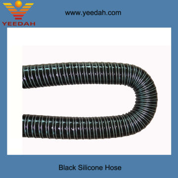 Black silicone flexible hose