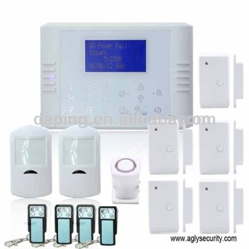good quality wireless GSM intrusion Touch keypad home gsm alarm system with 433mhz