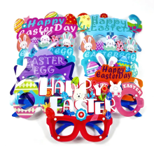Easter Rabbit Egg PVC Photo Booth Props for Party and Holiday Decor