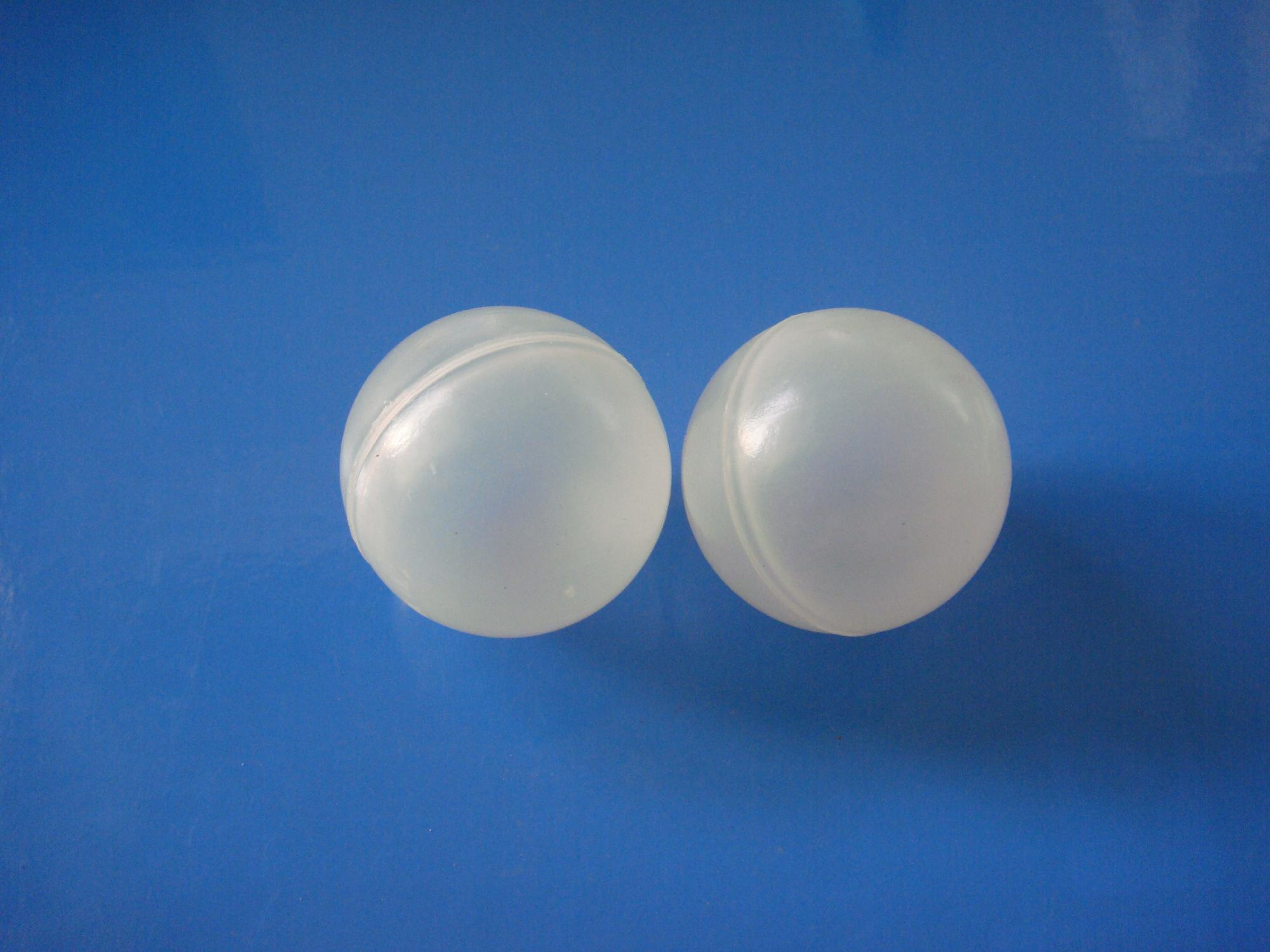 polypropylene hollow floatation ball chemical packing for water treatment