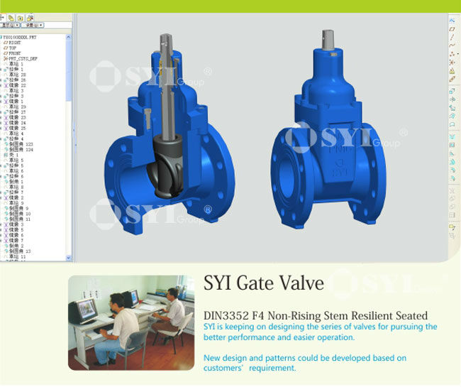 Wcb Gate Valve Standard 100% Water Pressure High Temperature Hydraulic DN40~DN1200 Valve-084 CN;SHX SYI