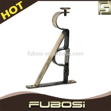 Home decor double curtain rail bracket curtain rod parts