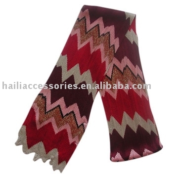 viscose stripe scarf