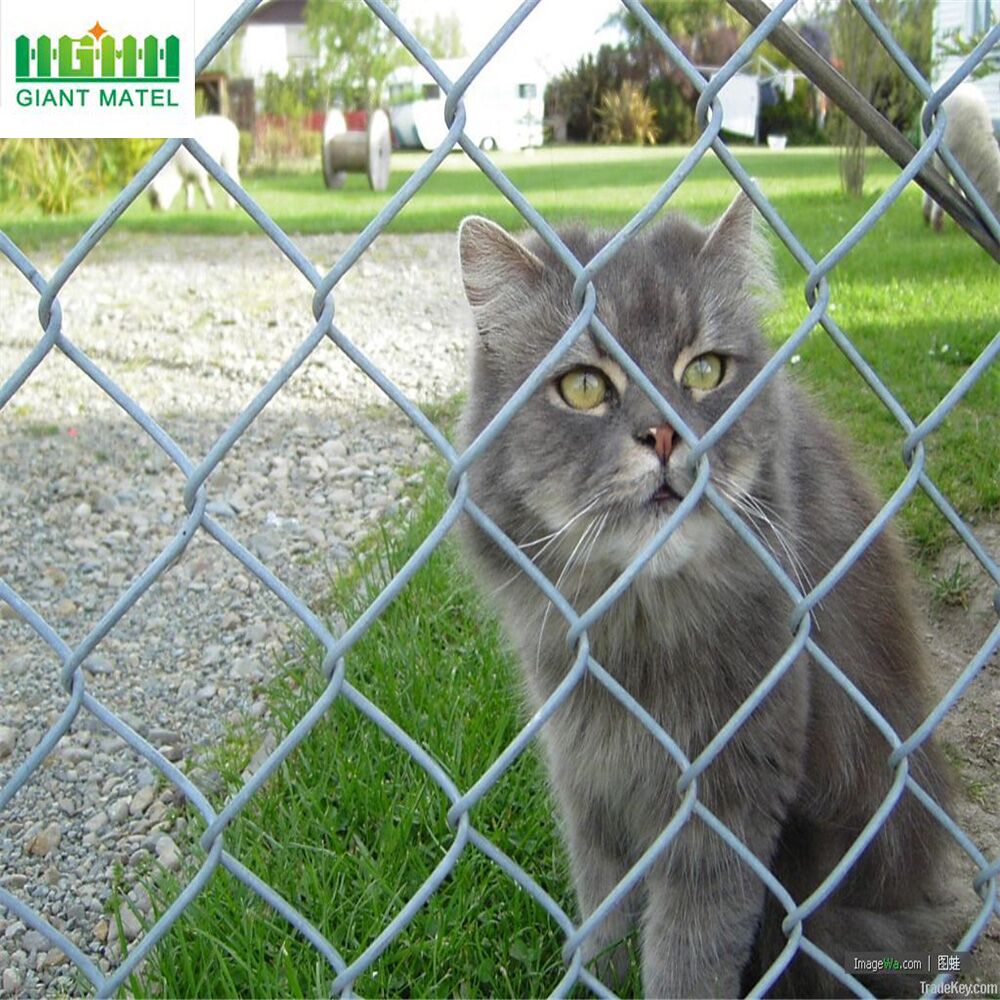 Galvanized Decorative Chain Link Wire Fence