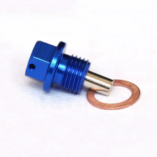 S JDM Engine Magnetic Oil Pan Drain Plug Bolt Screw M12 M12X1.5 Washer