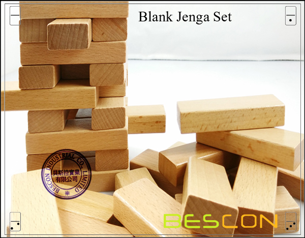 Blank Jenga Set