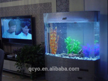 Acrylic clear electric fish tank with LED light