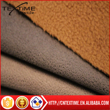 Polyester Make-to-Order Supply Bronzed Suede Sofa Fabric