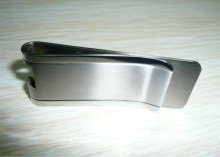 Plain titanium metal money clip,grade5 titanium polished money clip