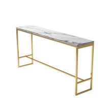 High-Bar Tables with Marble Looks in Rectangular Hotel Banquet Dining Rooms