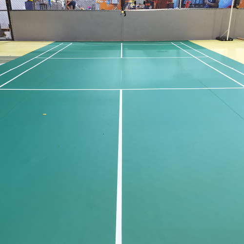 Enlio player comfort, protection and perfect footing badminton floor