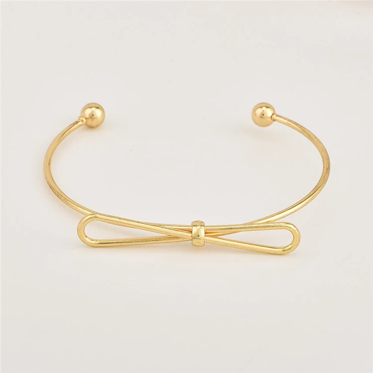 Promotion Gift Wholesale Bracelet Women Handmade Custom Charm Fashion Bracelets Jewelry Simple Charm Gold Plated Fashion Bracelet