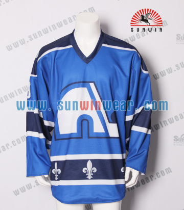 100% polyester reversible sublimation professional nhl ice hockey jerseys