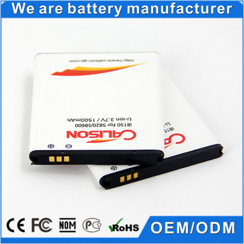 1500mAh i8160 mobile phone battery for Samsung