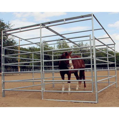 Galvanized horse fence panel