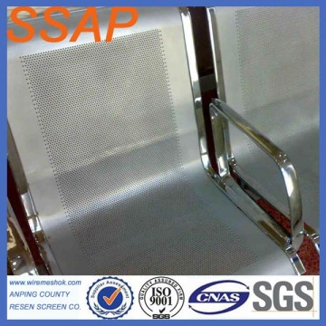 perforated metal mesh as fence stair treads