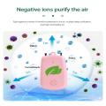 Biurko z jonami ujemnymi Mini Smart Wearable Air Purifier