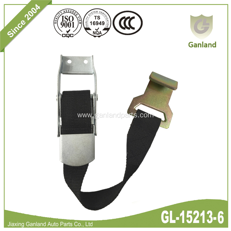 Side Curtain Buckle Assembly With Strap Flat Hook
