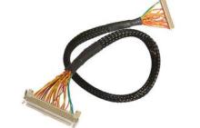 Industrial 1.0mm LVDS Cable Assembly Twisted LVDS LCD Displ