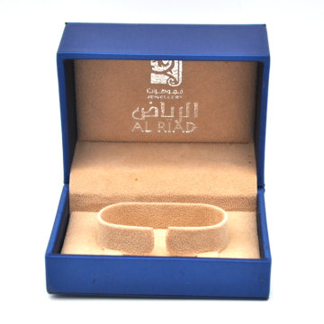 Blue Jewelry Paper Box Custom Bracelet Box