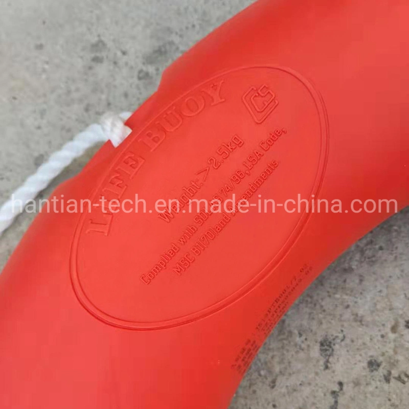 Solas Marine Lifesaving Appliance Safety Orange PE PE Rigid Life Life Ring Buoy