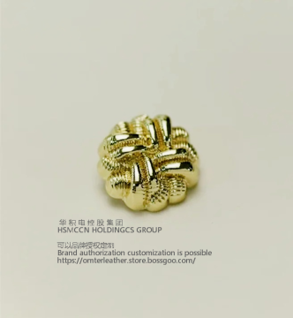 Fashionable irregular metal buttons a charming and versatile choice for suits and cardigans