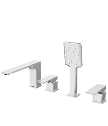 3 Hole 2 Handle Widespread Bathroom Faucets