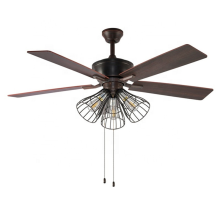 Patented Design Modern Style Plywood Blades Bedroom Ceiling Fans with Light Kit