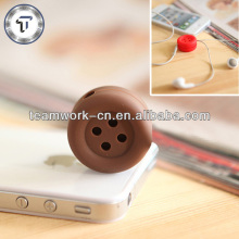 New design button earphone winder