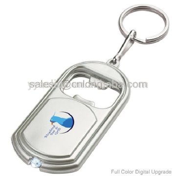 Light Up Bottle Opener KeyChain LED key ring light with bottle opener