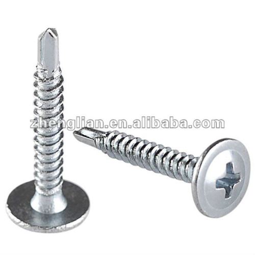 Zinc plated drilling bolt