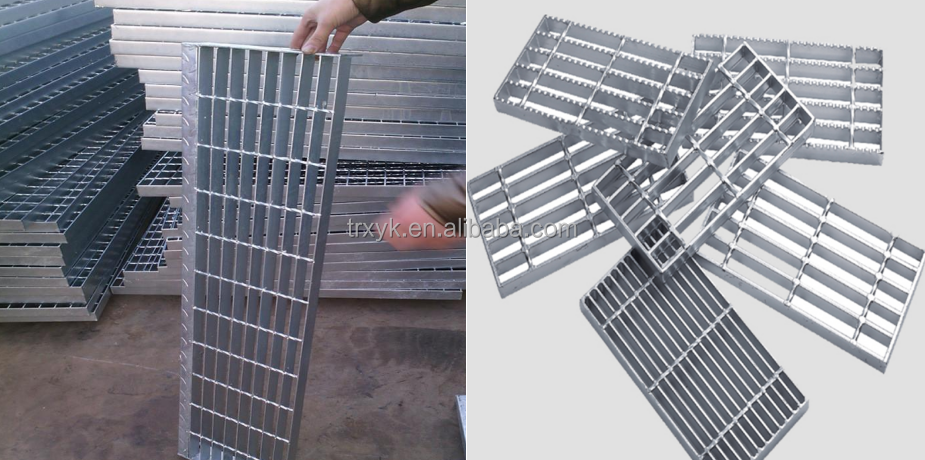 serrated  steel grating walkway platform